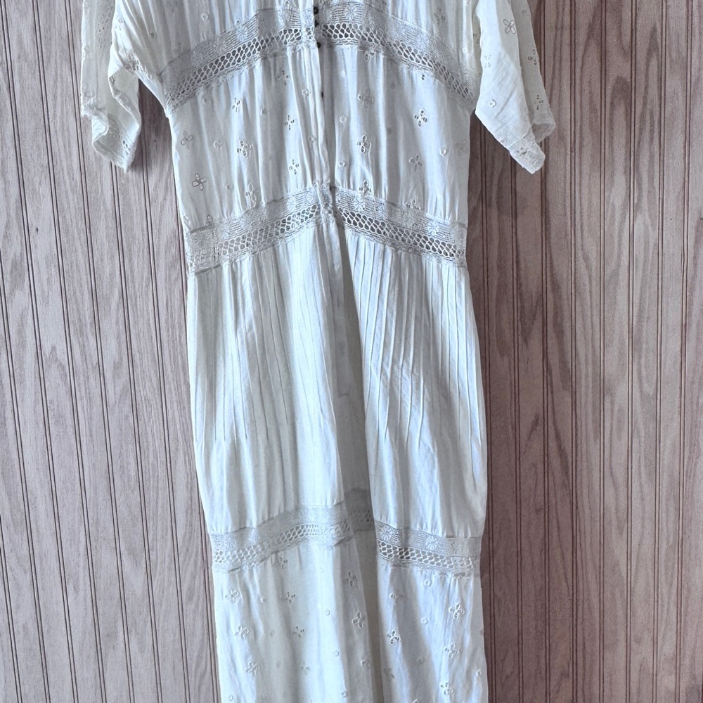Ulla Johnson Elegant White Lace Summer Dress